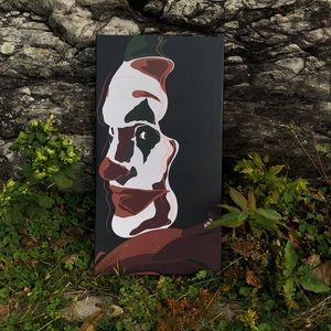 Joker Illustration Canvas